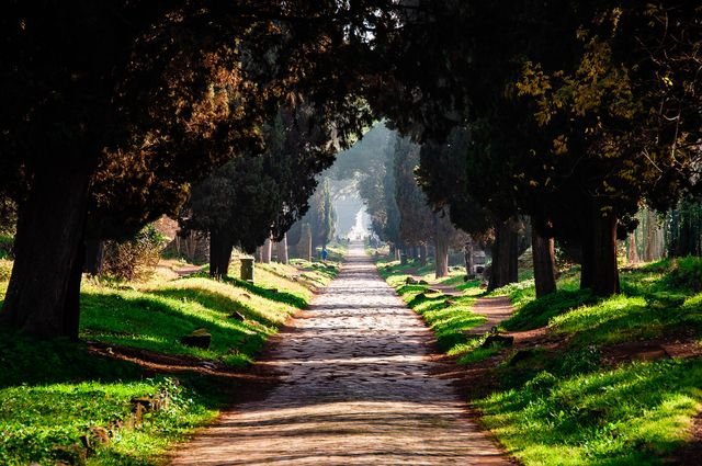 Via Appia Antica on Sunday